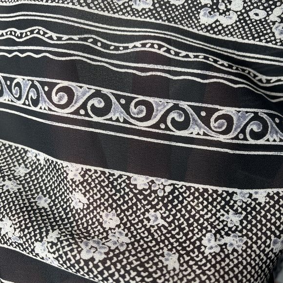 Vintage Perceptions by Irene B Blouse Button Up Tunic Top Size 14 - Picture 6 of 10